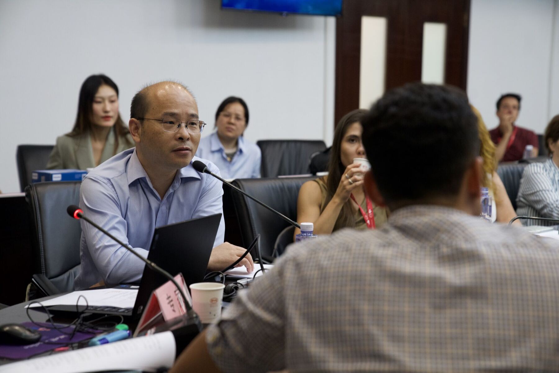 Reunião corporativa entre time da Destino China e diretoria chinesa