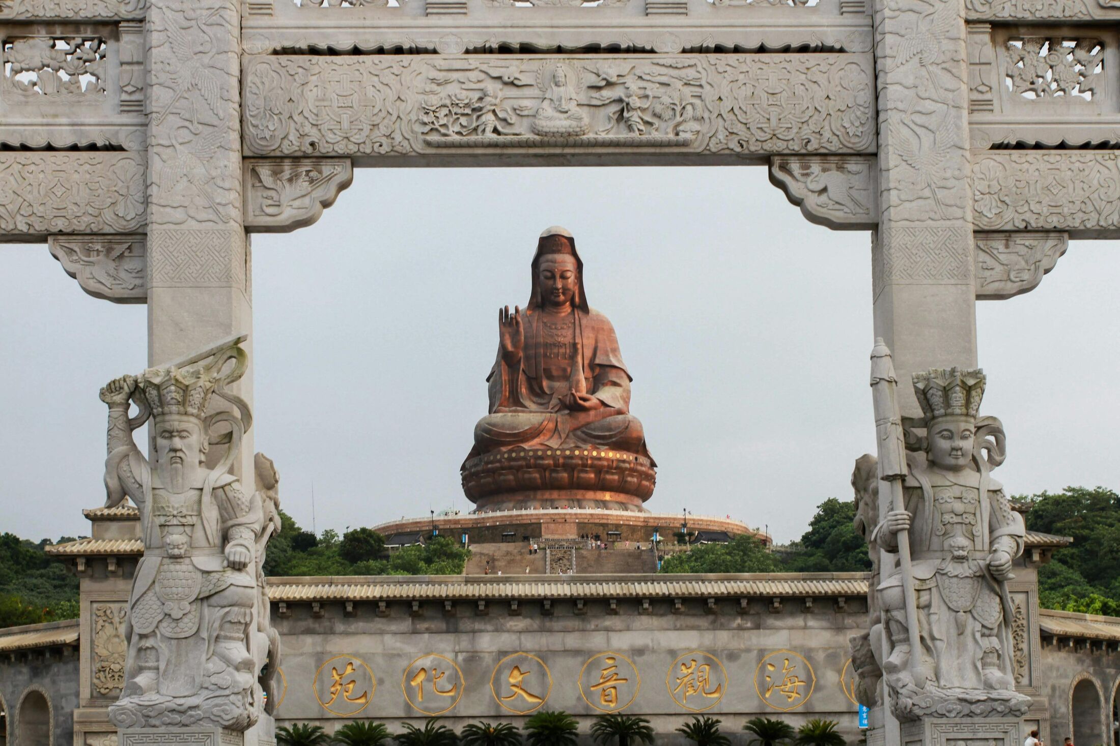 Vista de Jiangmen - Foto por Mehmet Turgut Kirkgoz