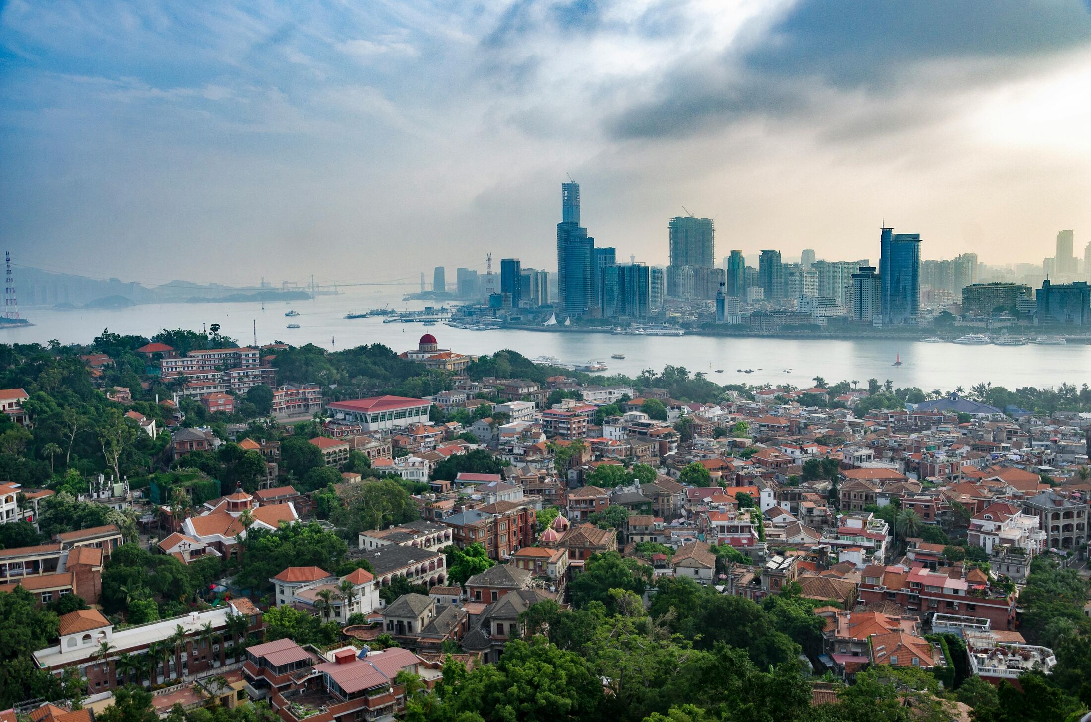 Vista de Xiamen - Foto por Darry Lin
