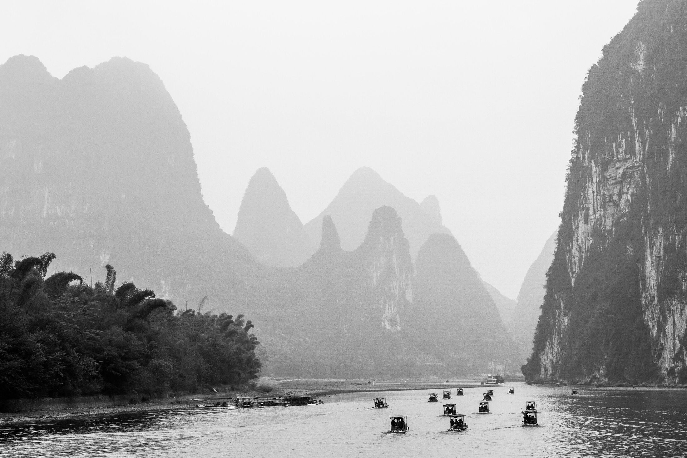 Vista de Yangshuo - Foto por Cheng Shi Song