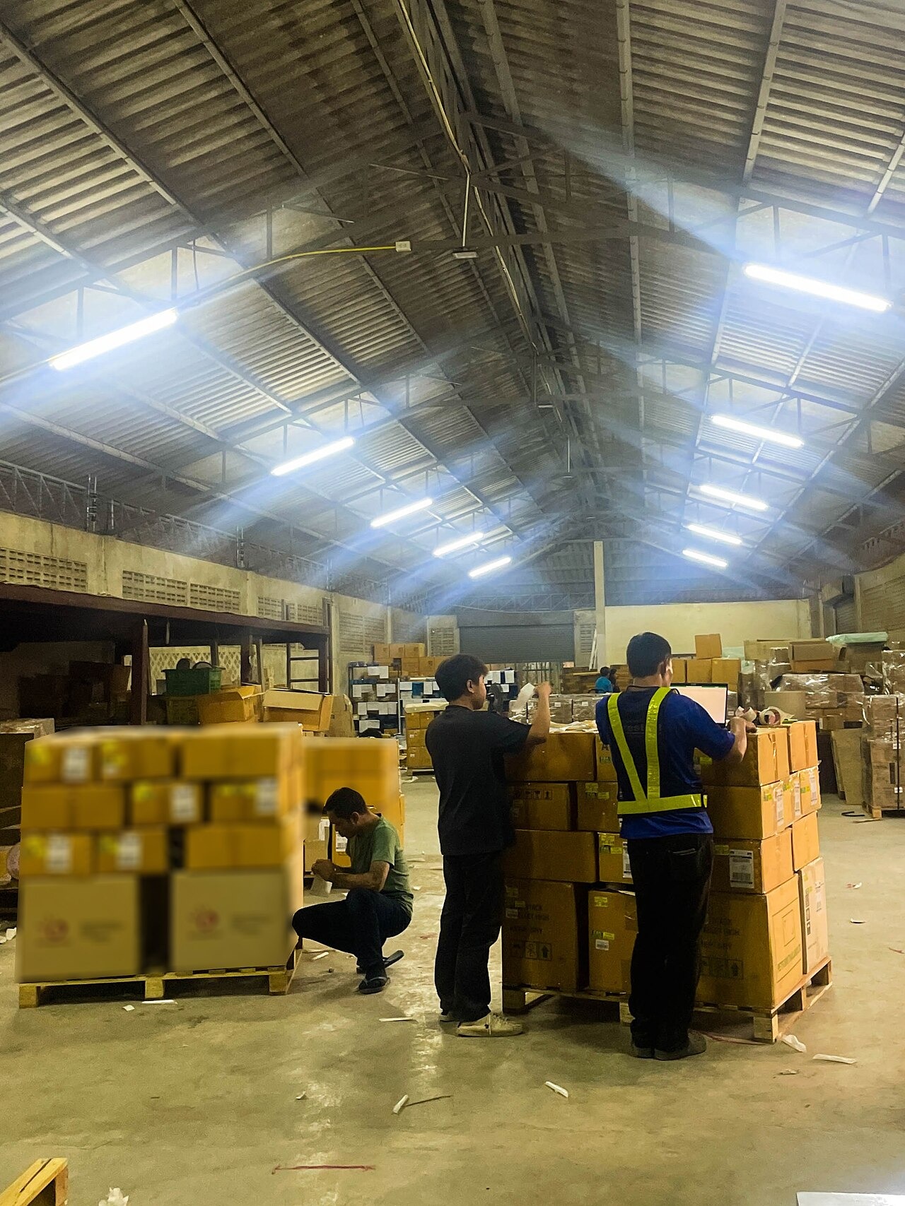 A operação da DHL dentro da China