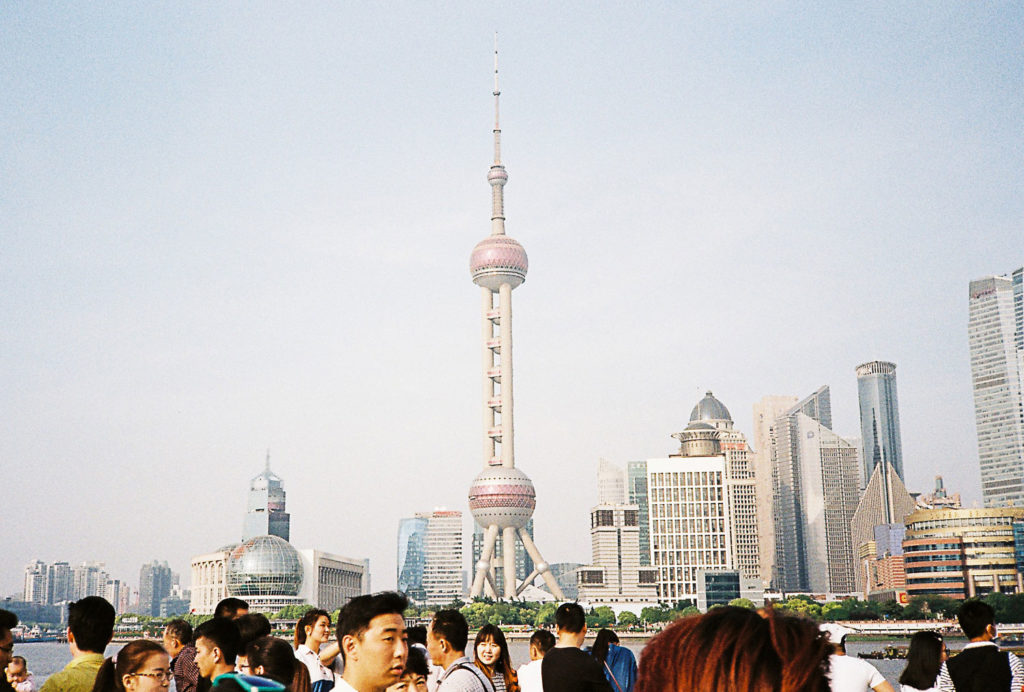 Torre da perola em Xangai