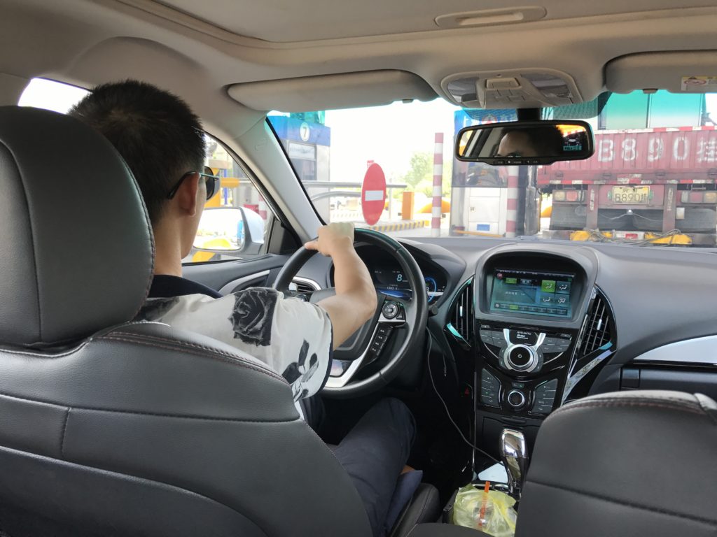 O melhor aplicativo para Taxi da China Foto dentro de táxi na China