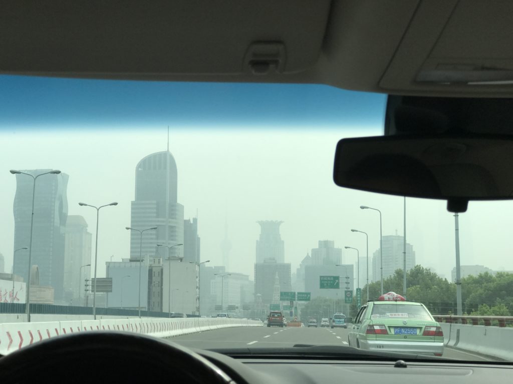 Poluição nas cidades da China Cidade poluída na China