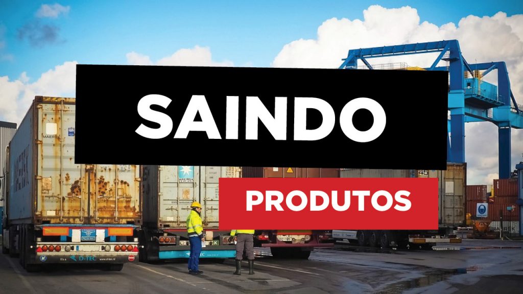 Logotipo da Sando productos com um caminhão ao fundo, mostrando uma exportação de sucesso da China para o Brasil.