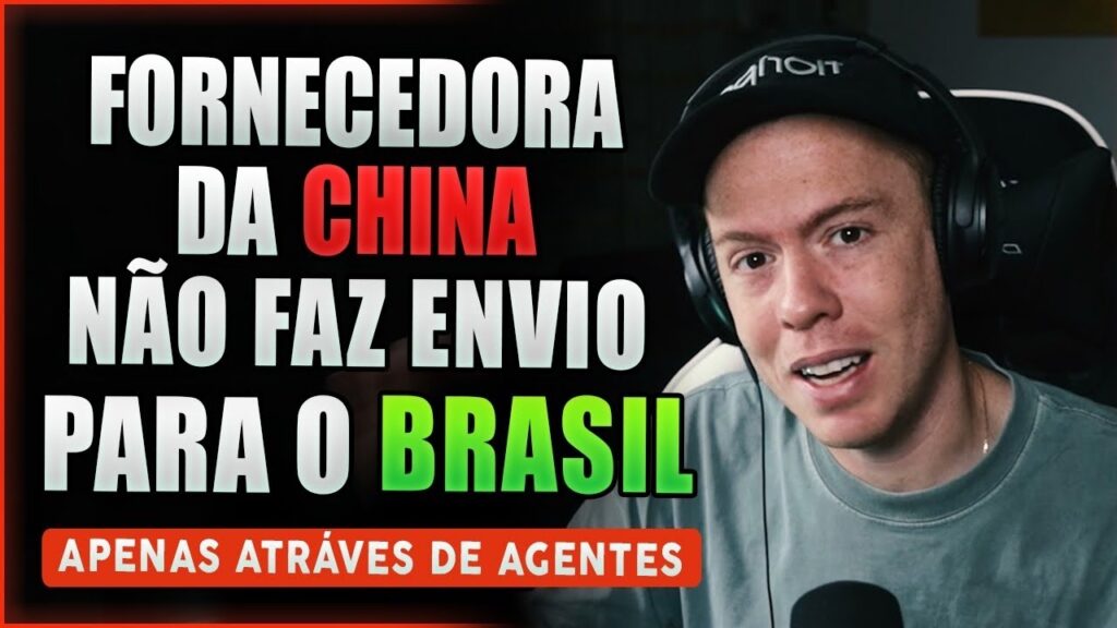 Um homem com fones de ouvido se perguntando o que fazer quando um fornecedor chinês não entrega no mercado brasileiro.