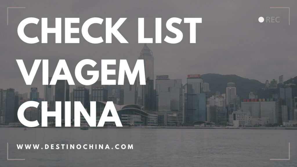 Check list Vagem China.